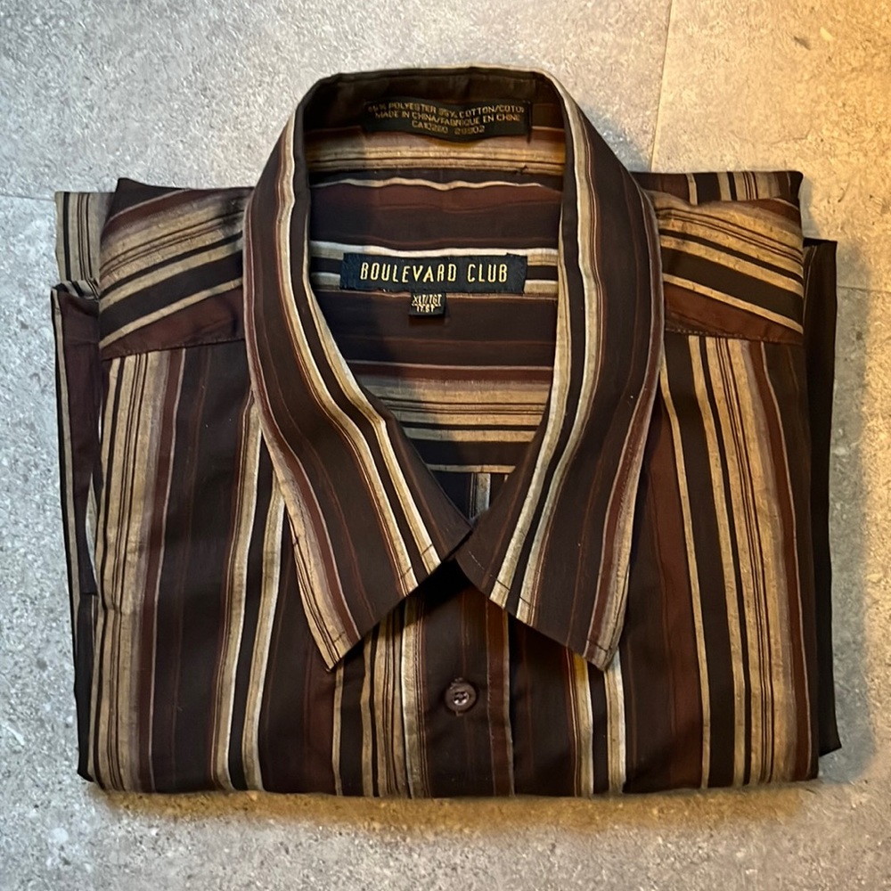 XL Mens Boulevard Club Button Up Shirt